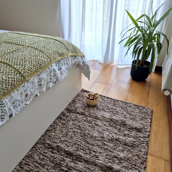 Medium Mixed Brown Rug - 70x140cm - Ring Line Rug