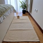 Medium Cream Rug - 70x140cm - Ring Line Rug