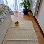 Medium Cream Rug - 70x140cm - Ring Line Rug