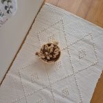 Long Cream Rug - 50x200cm - Knotted Rug