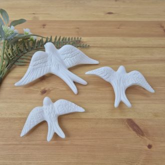 Ceramic Bird To Paint With Relief