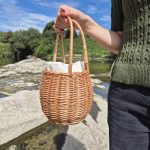 Wicker Bucket Bag