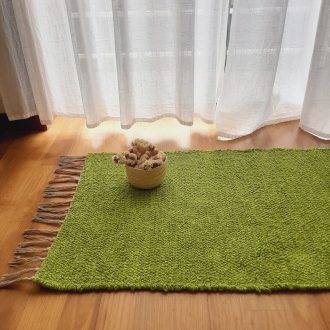 mini pear green rug