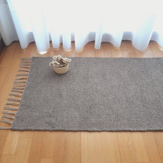 medium taupe rug