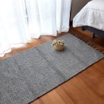 medium light grey rug