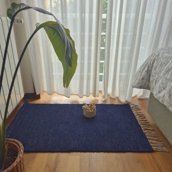 dark blue rug medium size