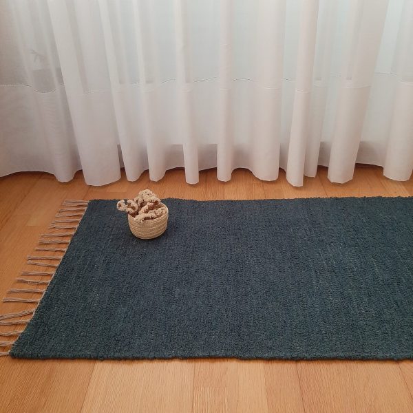 tapete azul petróleo médio