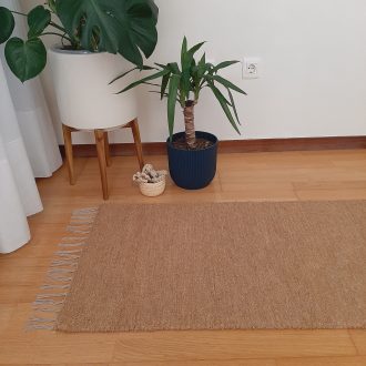 medium camel rug