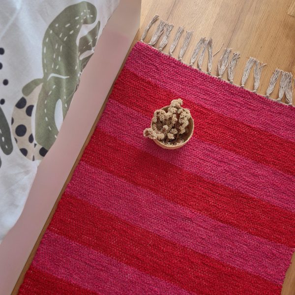 Rug Runner Red and Pink - 60x200cm - Ring Line Rug