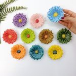 Glazed Ceramic Flowers 8.5 cm