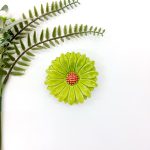 lime green flower