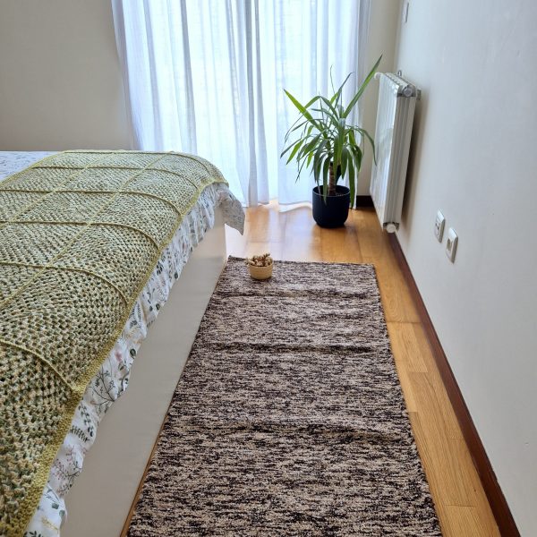 mixed brown rug