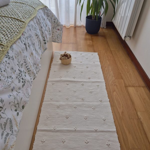 runner rug beige 150cm