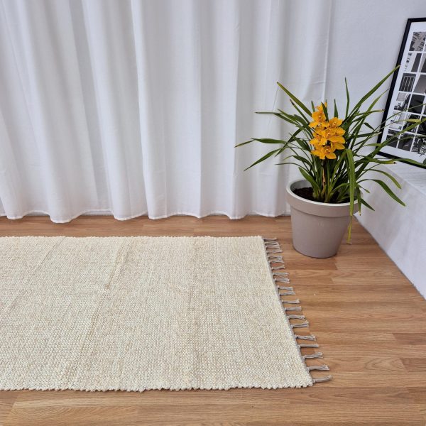soft cream nursery rug