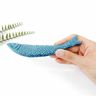 curved ceramic sardine