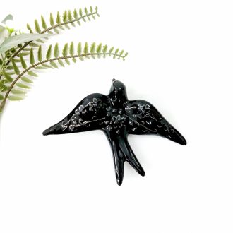 glazed black swallow