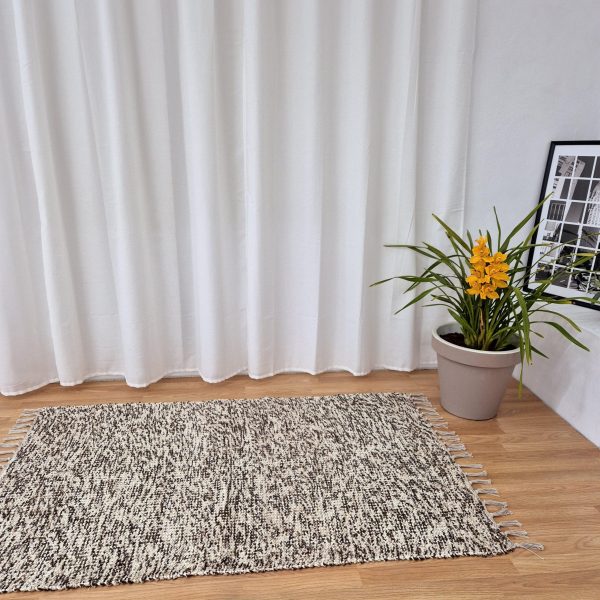 tapete boho castanho misto