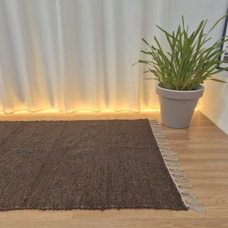 dark brown area rug