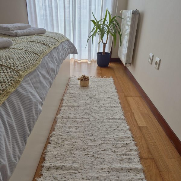 white and green runner