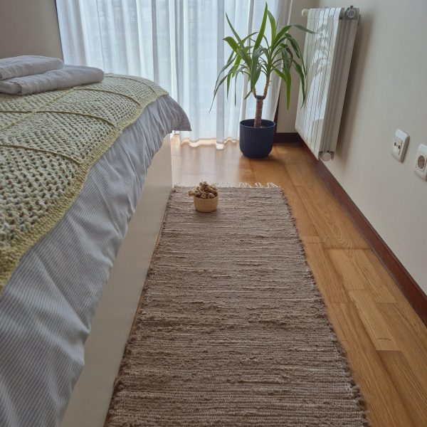 runner light brown with 2m handmade