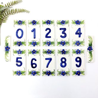 ceramic door number