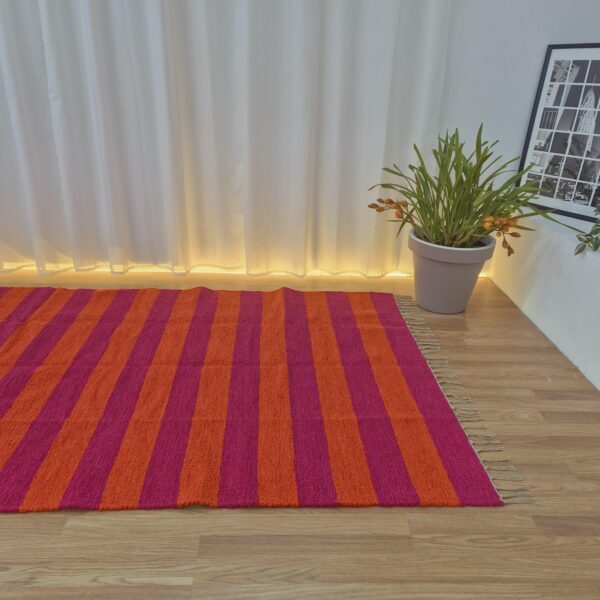 pink and orange rug 170x240cm