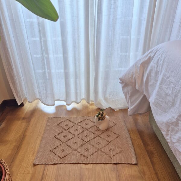 camel cotton rug mini size